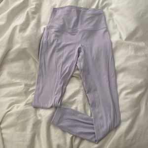 Lululemon light purple align leggings